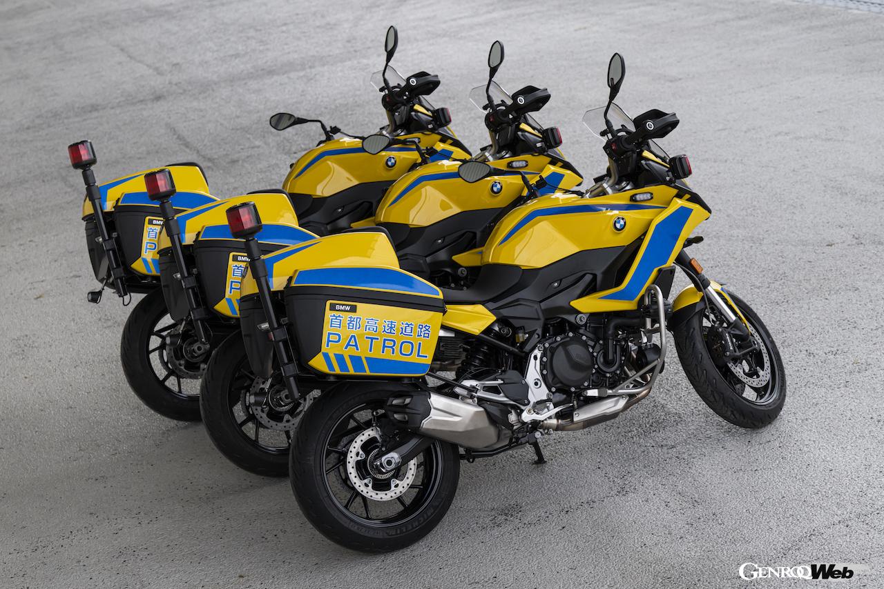 「BMW F 900 XR」の首都高速のパトロールバイク仕様。