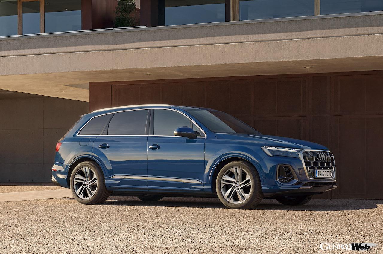 2度目のフェイスリフトを実施した「アウディ Q7」のエクステリア。