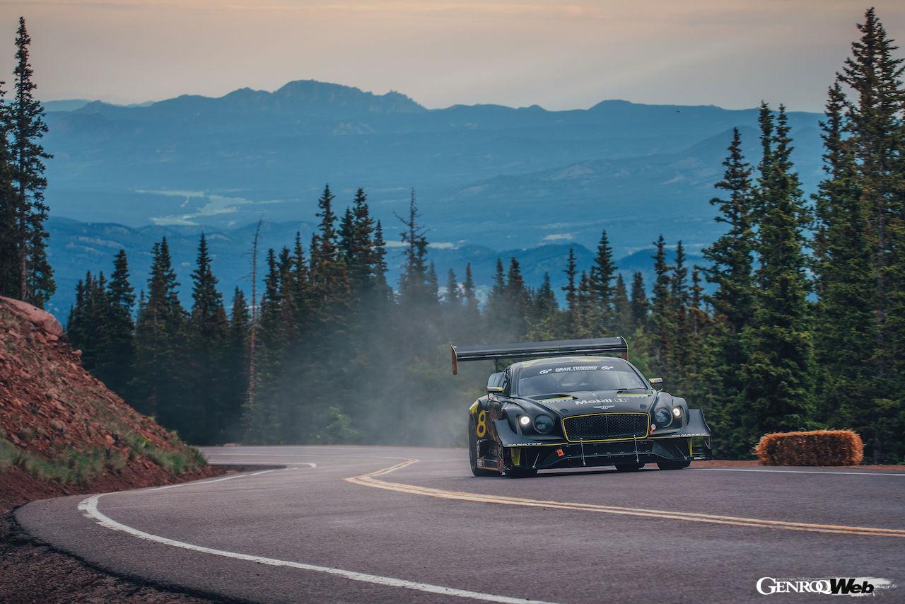 2021年のパイクスピークに参戦した「コンチネンタル GT3 パイクスピーク」。