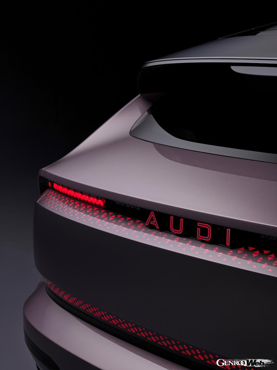 新ブランド「AUDI」の市販モデルの予告編とも言えるコンセプトカー「AUDI E コンセプト」。