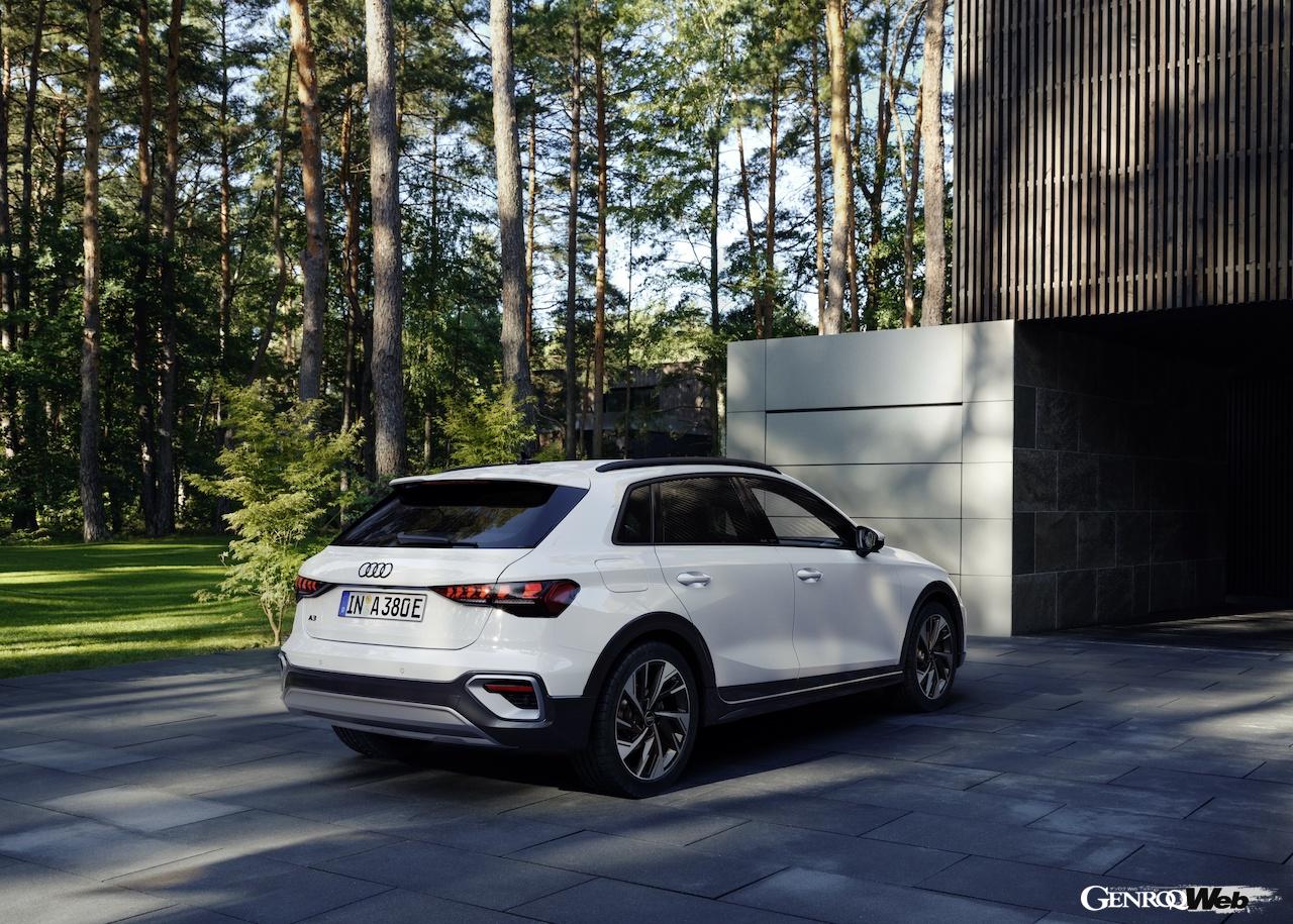 PHEV「アウディ A3 オールストリート 40 TFSI e」のエクステリア。
