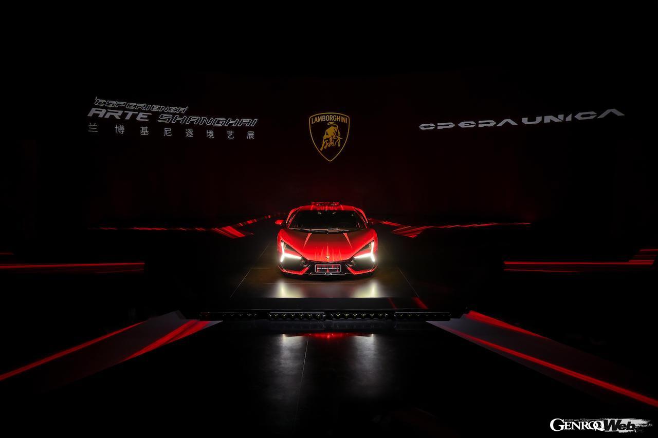 ランボルギーニは、中国・上海で開催された「ランボルギーニ・エスペリエンツァ・アルテ」において、ワンオフモデル「レヴエルト オペラ ウニカ」を公開した。