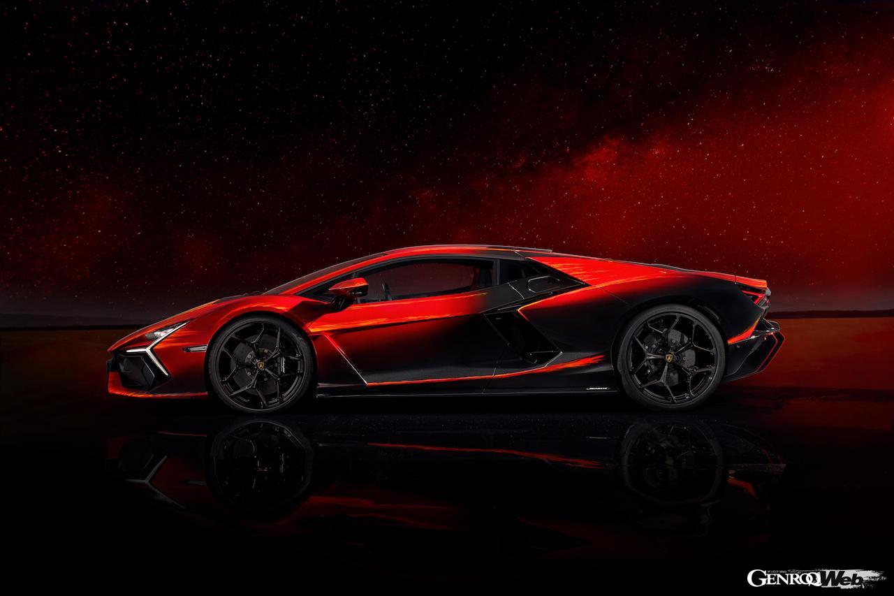 ワンオフモデル「ランボルギーニ レヴエルト オペラ ウニカ」のエクステリア。