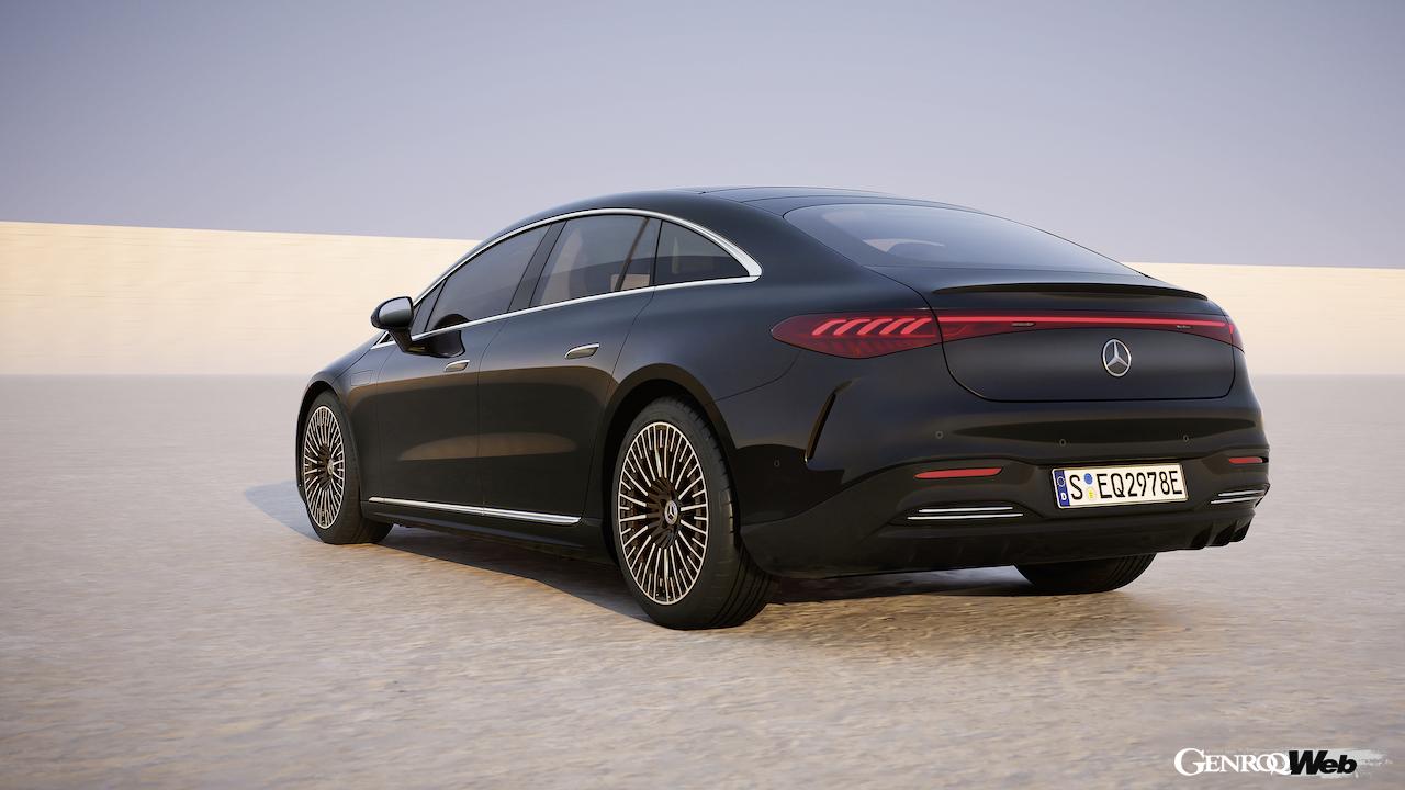 日本導入がスタートした「メルセデス・ベンツ EQS」改良新型のインテリア。