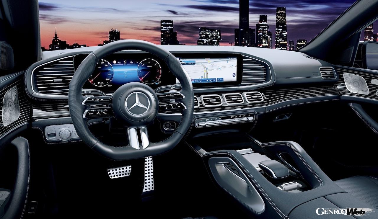特別仕様車「メルセデス・ベンツ GLE 450 d 4MATIC Sports Coupe Edition Black Stars (ISG) 」のインテリア。