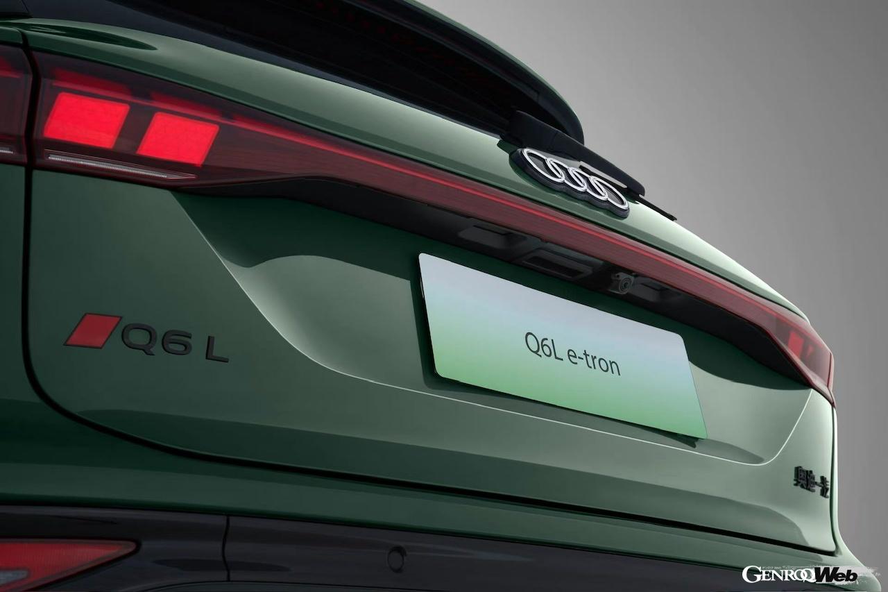 中国専用車「アウディ Q6L e-tron」のエクステリア。
