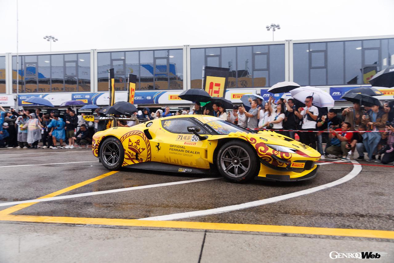 ハーモニー・レーシングの296 GT3 50号車で参戦した、イェ・イーフェイ。