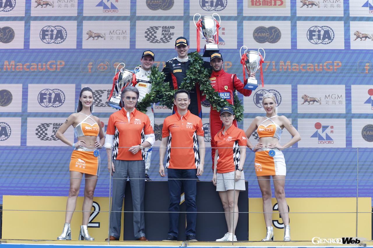 12周で行われた予選レースにおいて、フォコはフェラーリ勢最上位となる3位を獲得。決勝は3番手グリッドからスタートした。