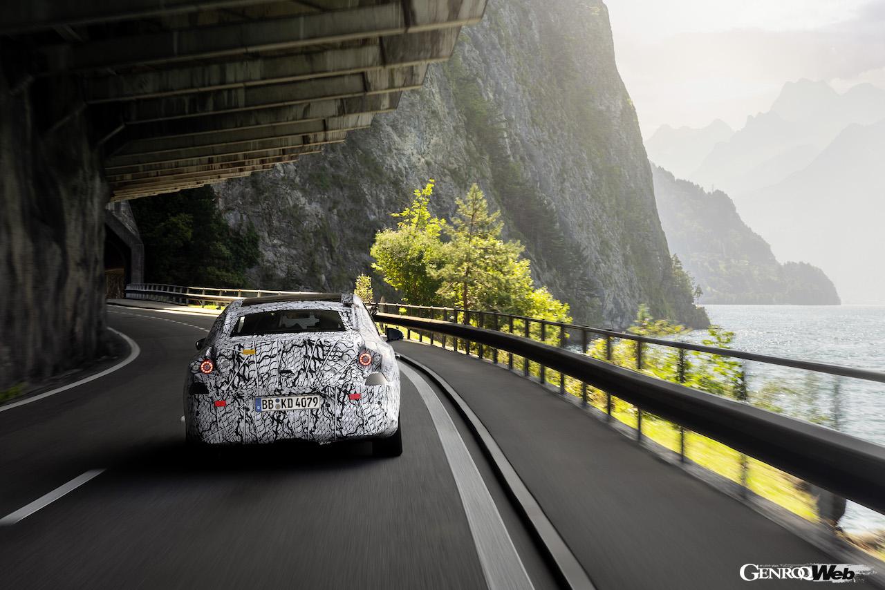 新型48Vハイブリッドシステムを搭載し、テストを続ける新型「メルセデス・ベンツ CLA」。