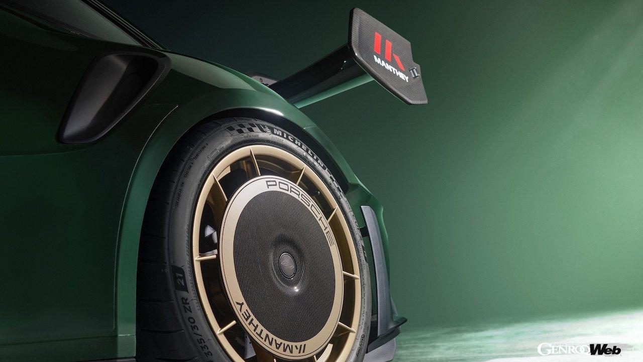 「マンタイ・キット」を装着した、ポルシェ 911 GT3 RSのエアロダイナミクス・コンポーネント。