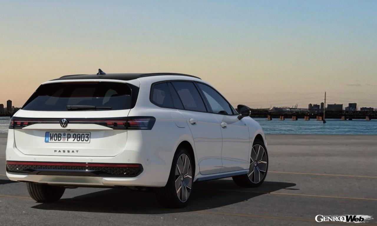 ワゴン専用モデルに生まれわかった「フォルクスワーゲ パサート」のエクステリア。