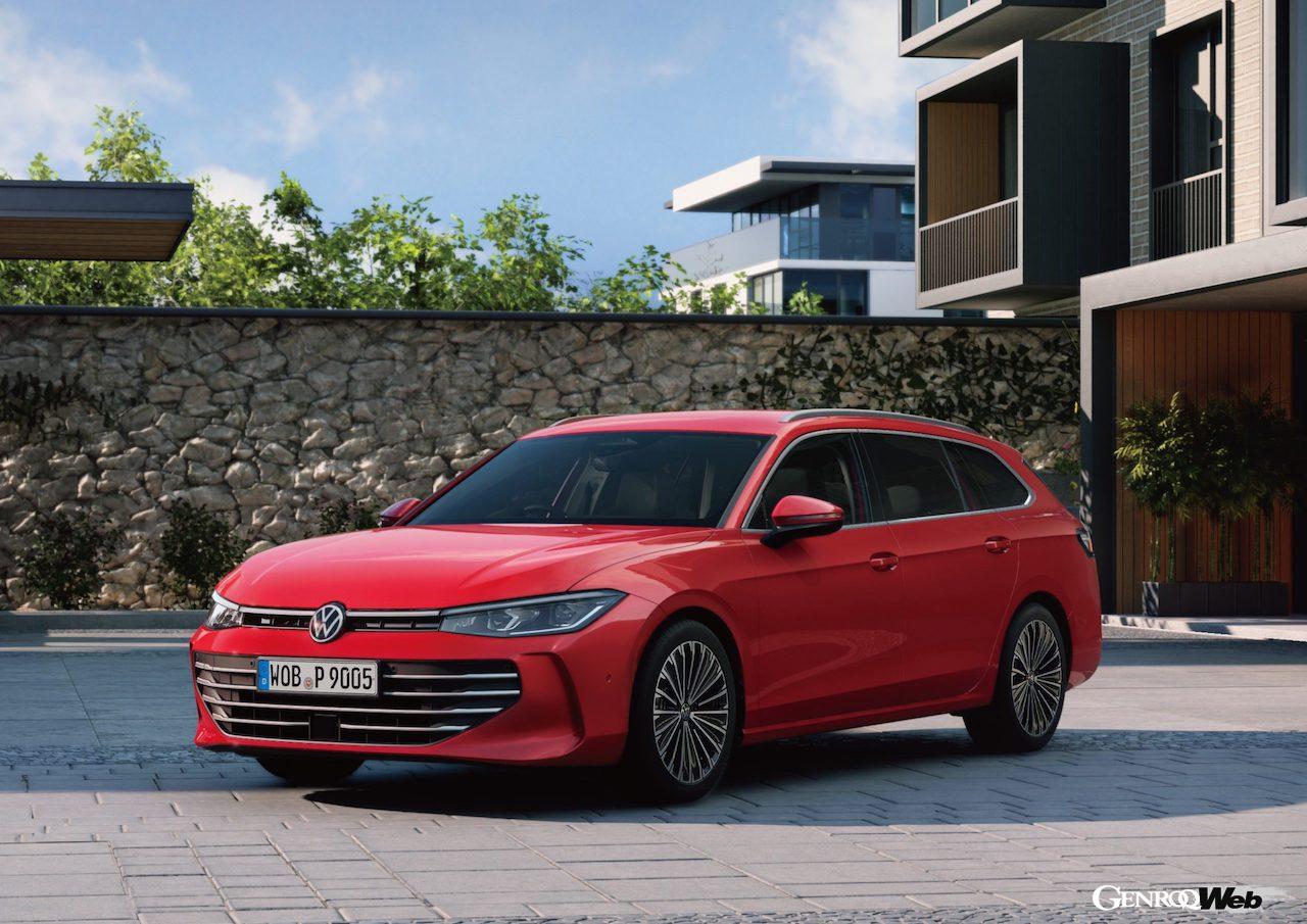 ワゴン専用モデルに生まれわかった「フォルクスワーゲ パサート」のエクステリア。