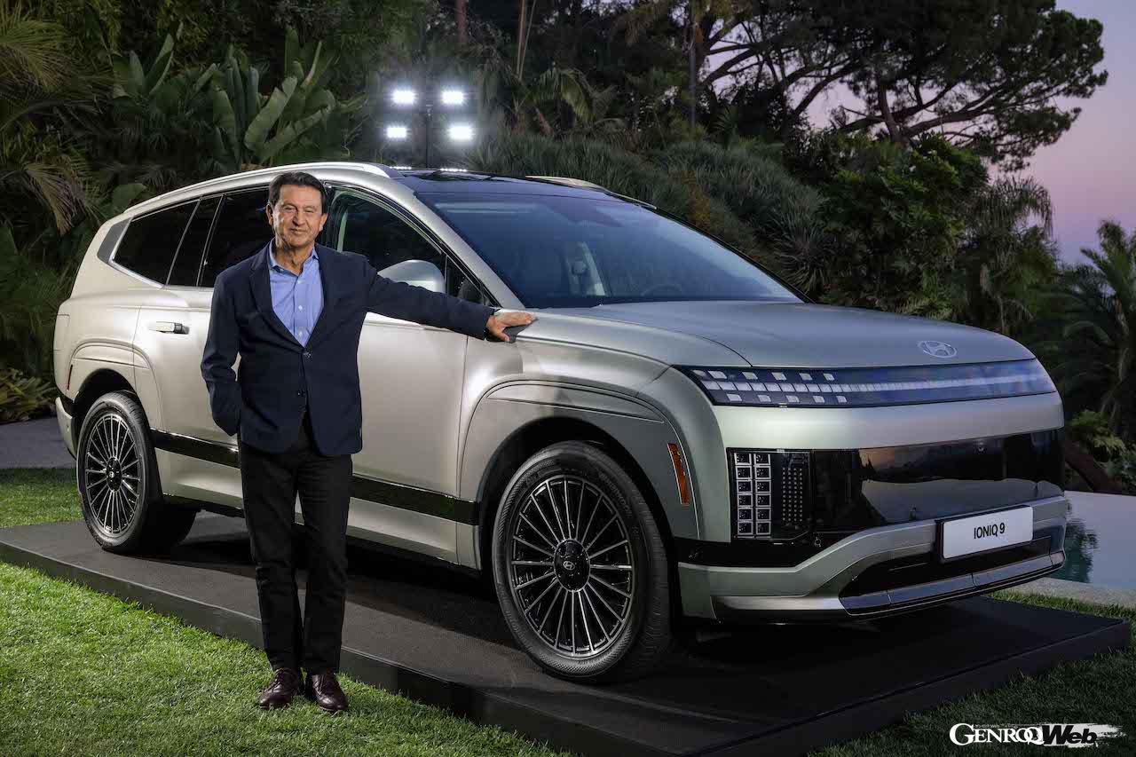 米国・ロサンゼルスのゴールドスタインハウスで行われた、「ヒョンデ アイオニック 9」の発表イベント。