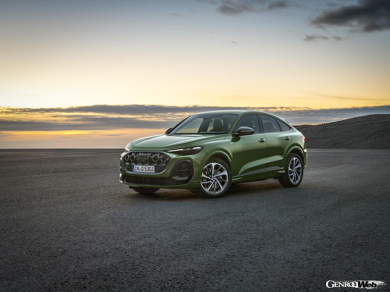 新型「アウディ Q5 スポーツバック」のエクステリア。