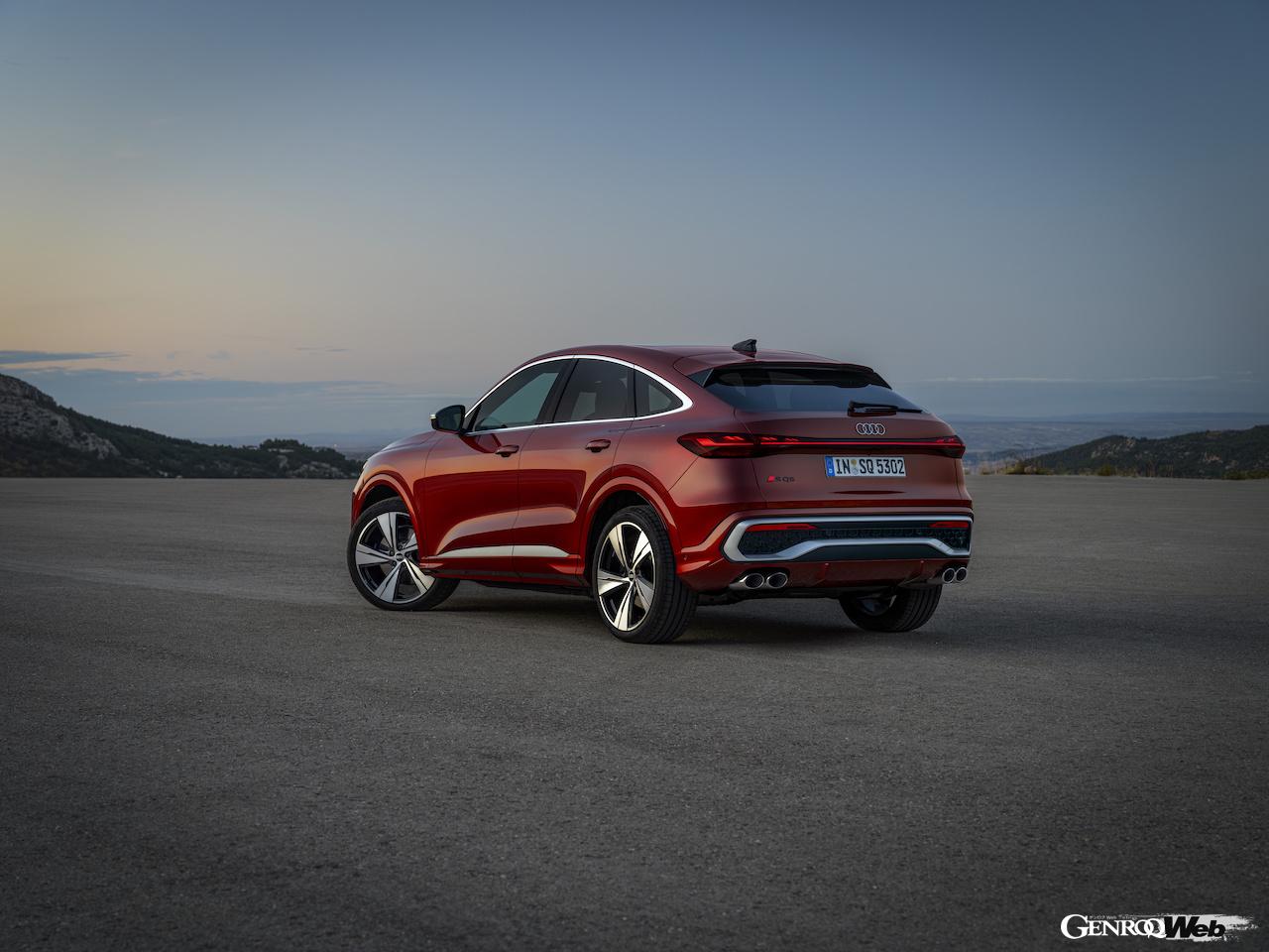 新型「アウディ Q5 スポーツバック」のエクステリア。