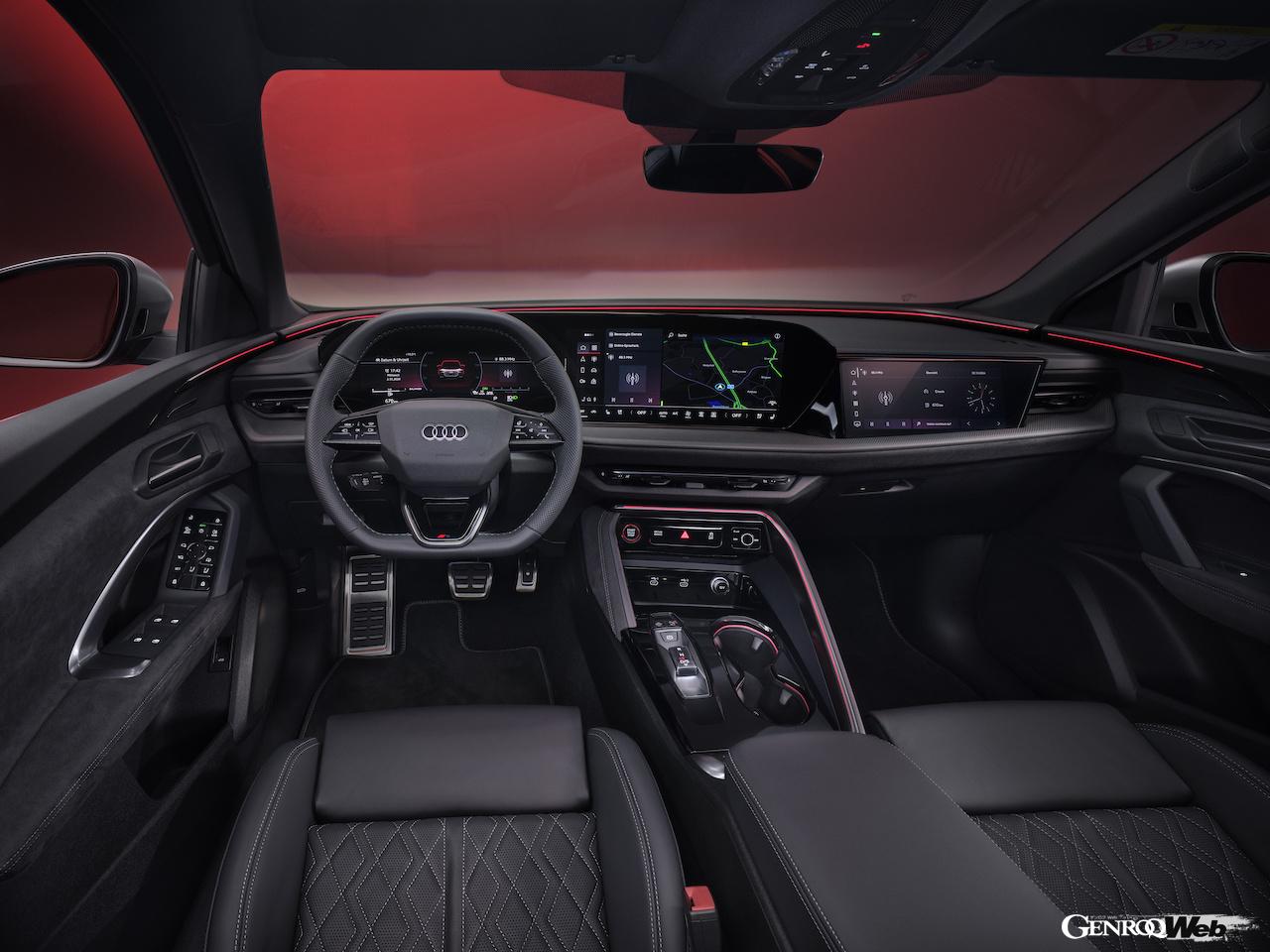 新型「アウディ Q5 スポーツバック」のインテリア。