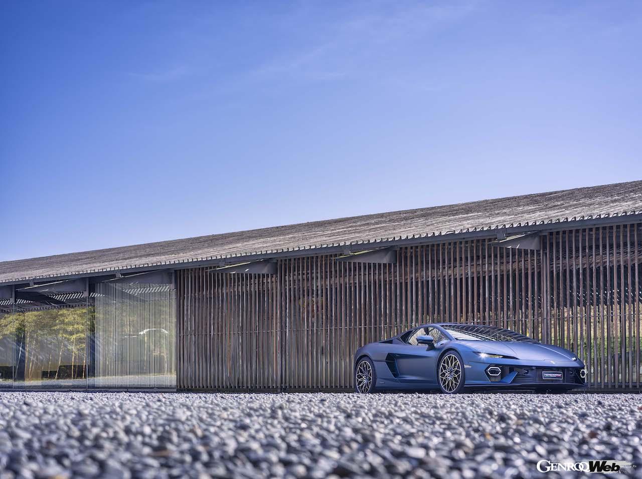 最新ハイブリッドパワートレインを搭載する「ランボルギーニ テメラリオ」が日本上陸を果たした。