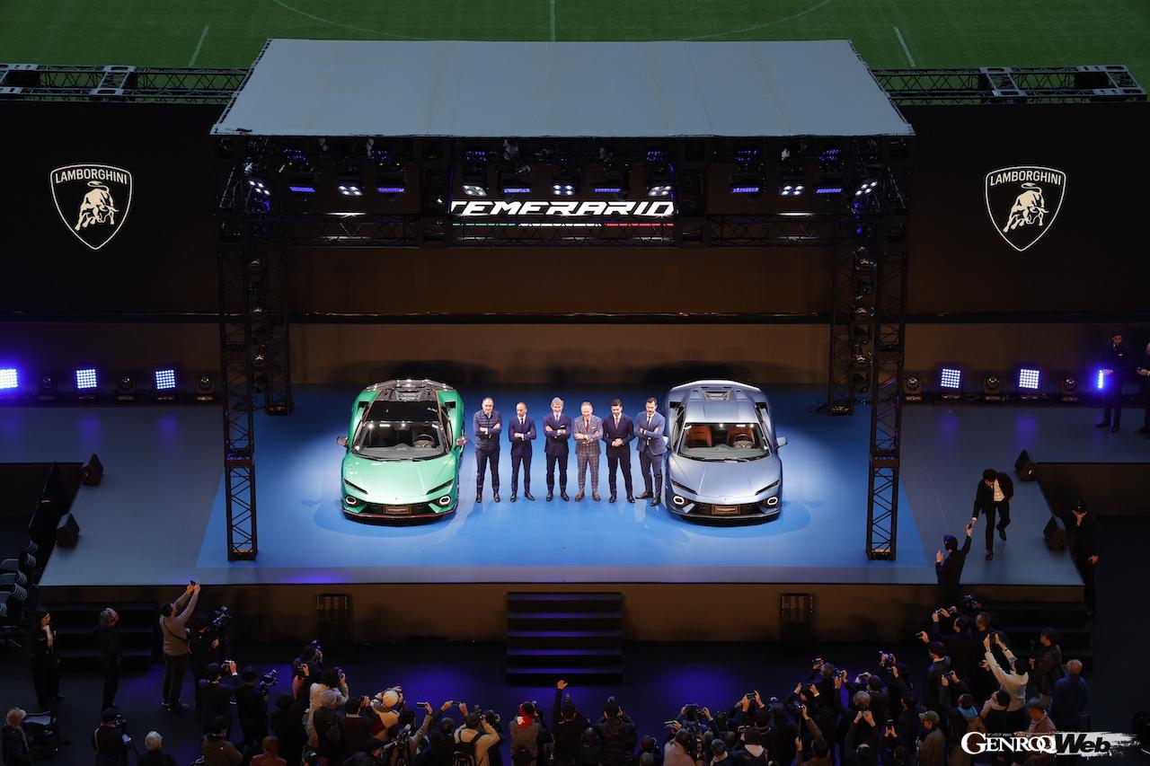 「ランボルギーニ・デイ・ジャパン」で行われた、ランボルギーニ テメラリオのアジア・パシフィック・ワールドプレミア。