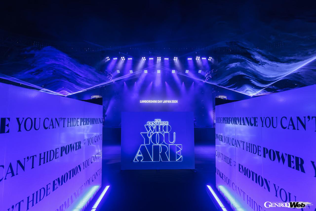 「ランボルギーニ・デイ・ジャパン」で行われた、ランボルギーニ テメラリオのアジア・パシフィック・ワールドプレミア。
