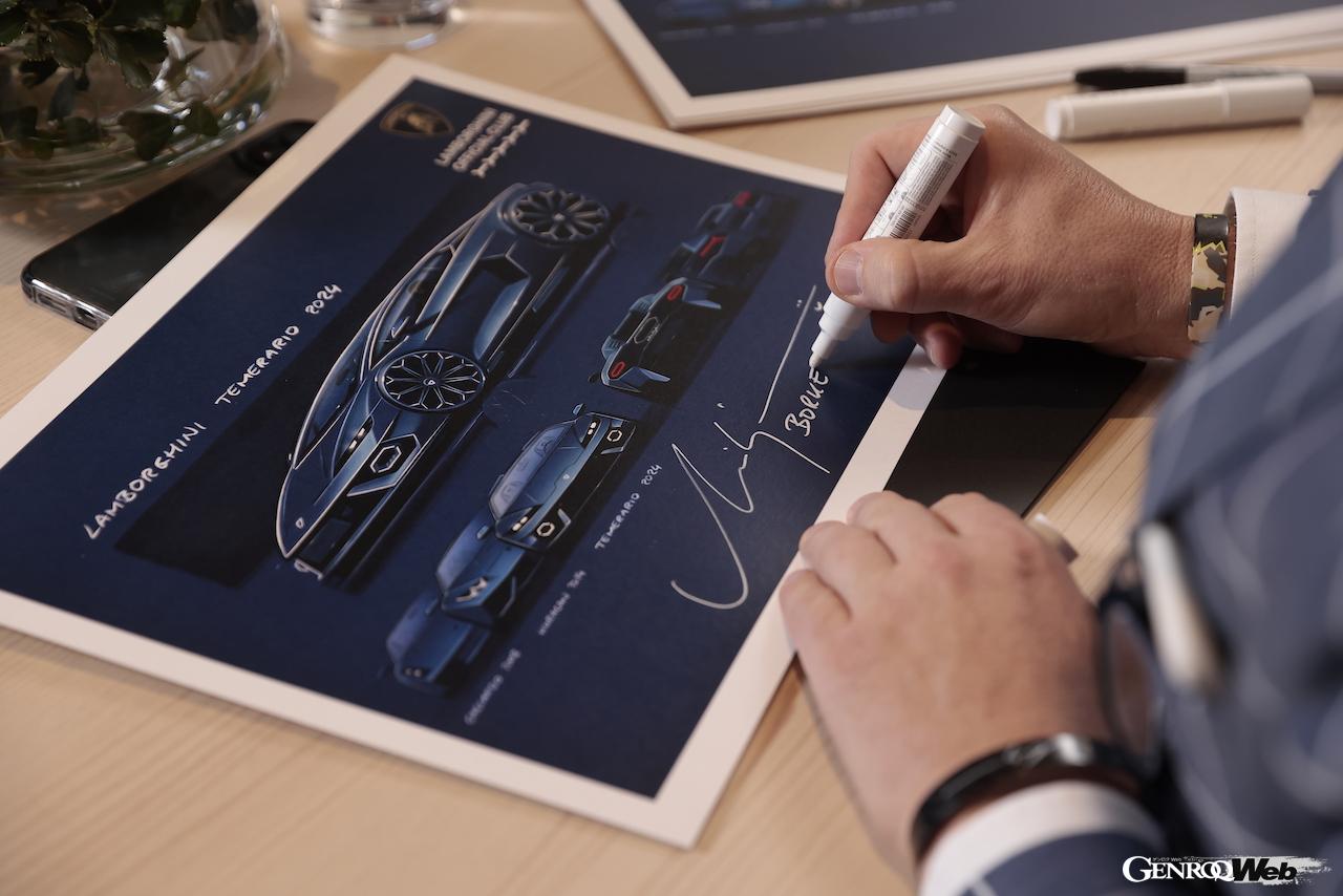 「ランボルギーニ・デイ・ジャパン」で行われた、ランボルギーニ テメラリオのアジア・パシフィック・ワールドプレミア。