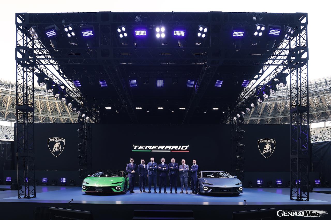 「ランボルギーニ・デイ・ジャパン」で行われた、ランボルギーニ テメラリオのアジア・パシフィック・ワールドプレミア。