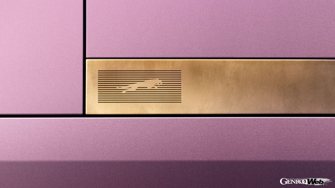 「ジャガー タイプ 00」のデザインディテール。