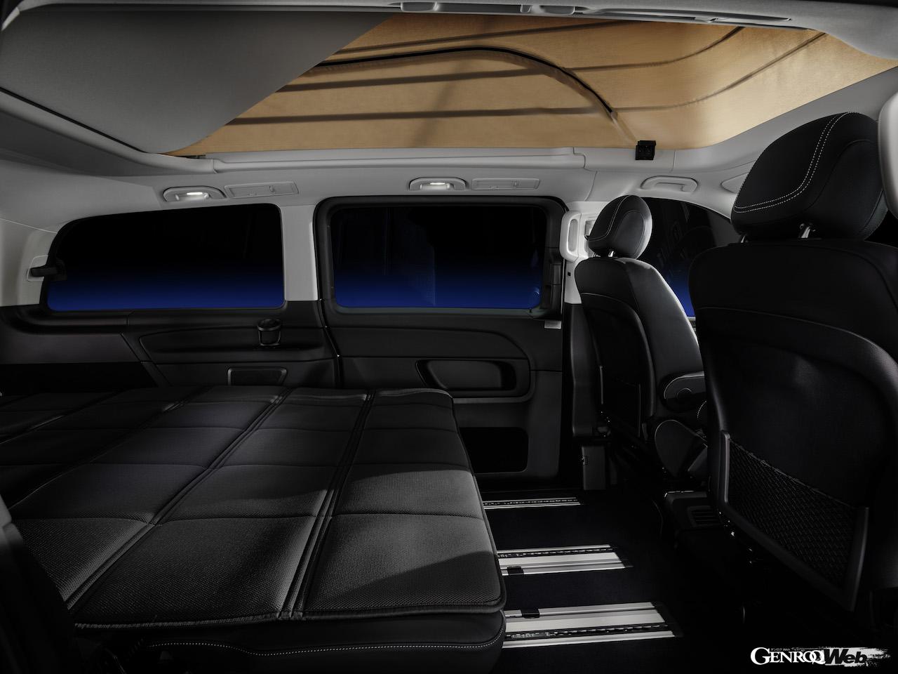 Vクラスのデビュー10周年を記念した「メルセデス・ベンツ Vクラス マルコポーロ ホライゾン」のインテリア。