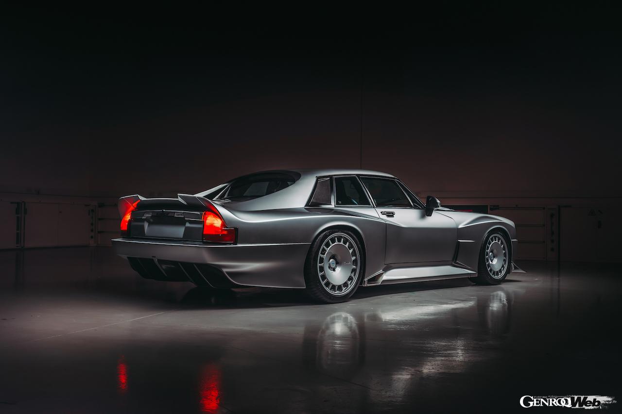 ジャガー XJSをベースとするレストモッド「TWR スーパーキャット」のエクステリア。