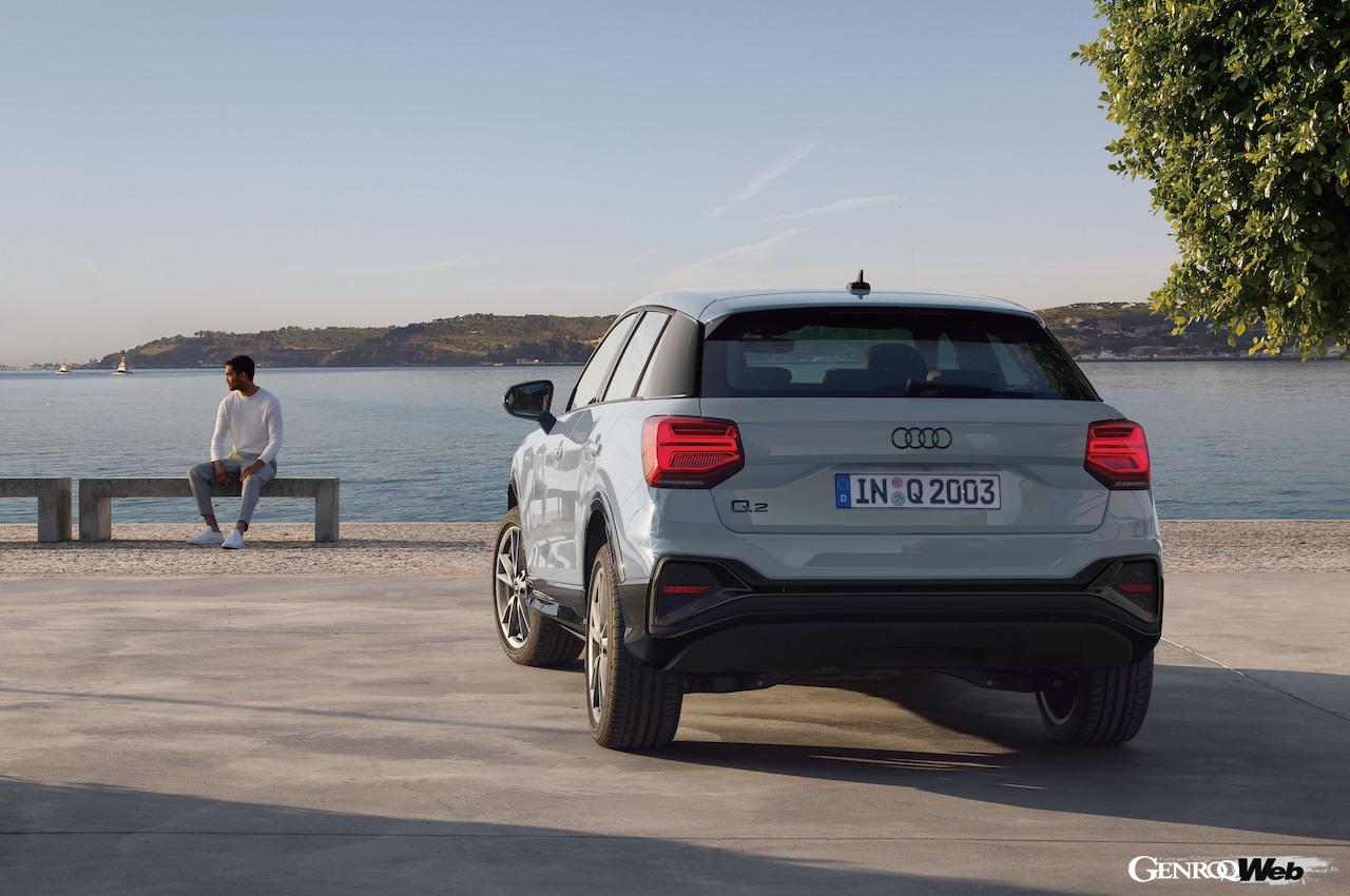 アップデートを果たした「アウディ Q2」のエクステリア。