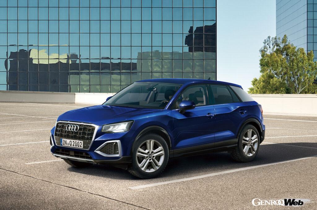 アップデートを果たした「アウディ Q2」のエクステリア。