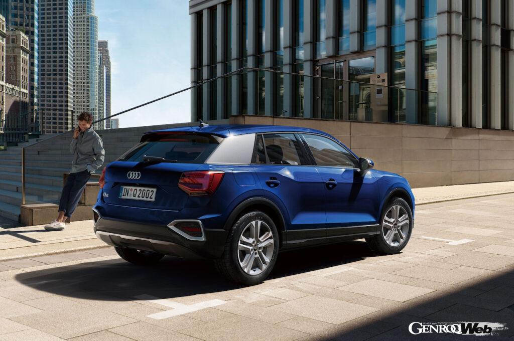 アップデートを果たした「アウディ Q2」のエクステリア。