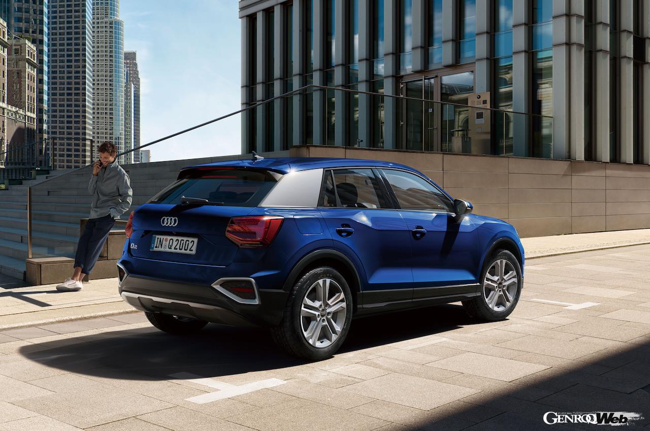 アップデートを果たした「アウディ Q2」のエクステリア。