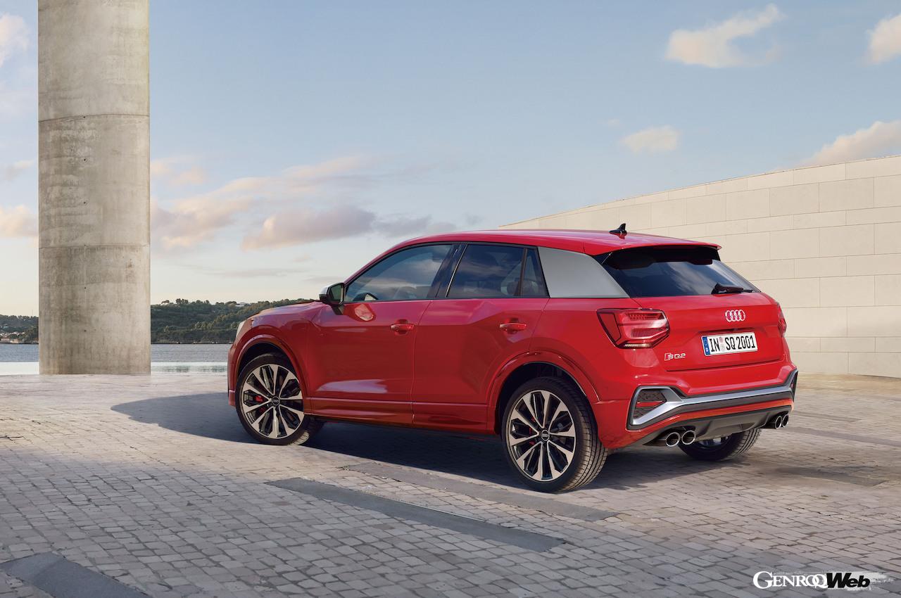 アップデートを果たした「アウディ SQ2」のエクステリア。