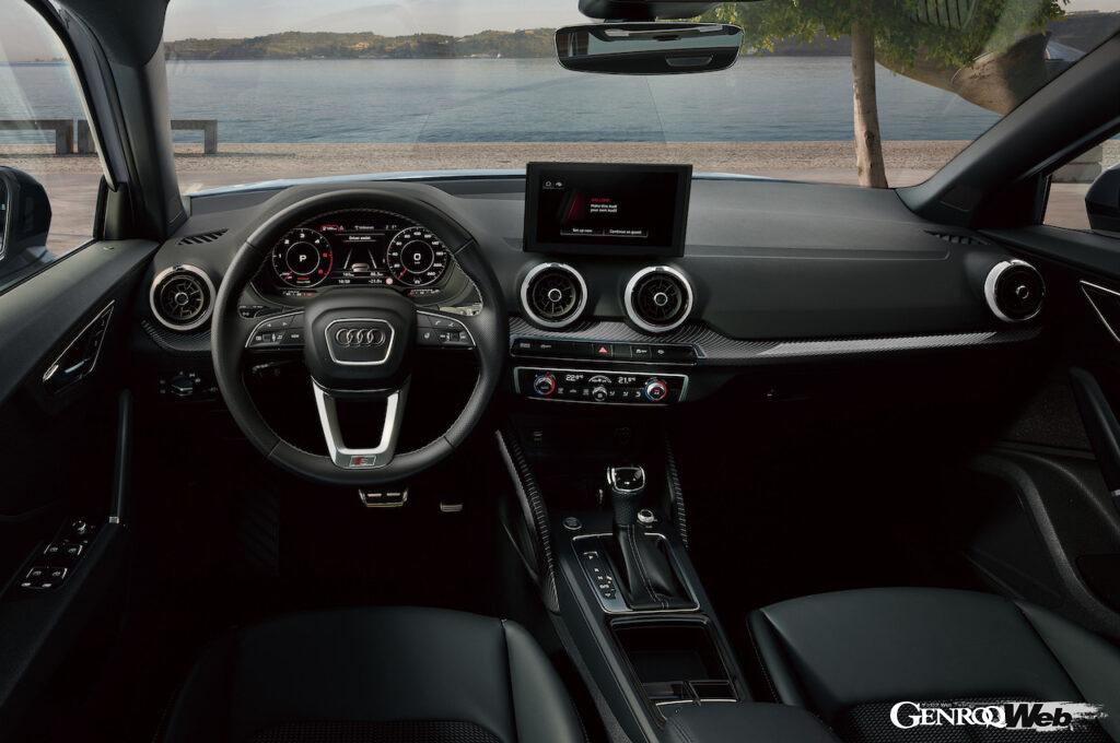 アップデートを果たした「アウディ Q2」のインテリア。