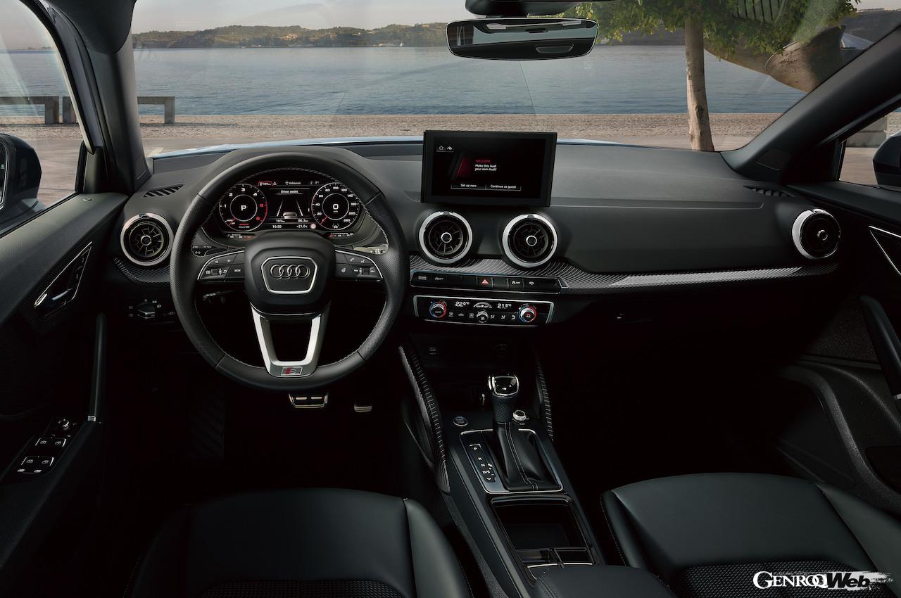 アップデートを果たした「アウディ Q2」のインテリア。