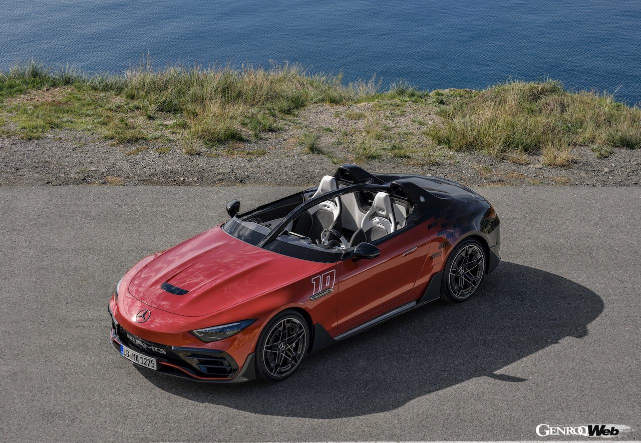 フルオープンバルケッタ「メルセデス AMG ピュアスピード」のエクステリア。