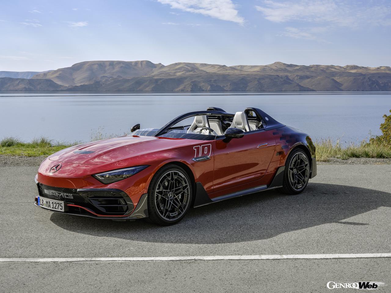 フルオープンバルケッタ「メルセデス AMG ピュアスピード」のエクステリア。