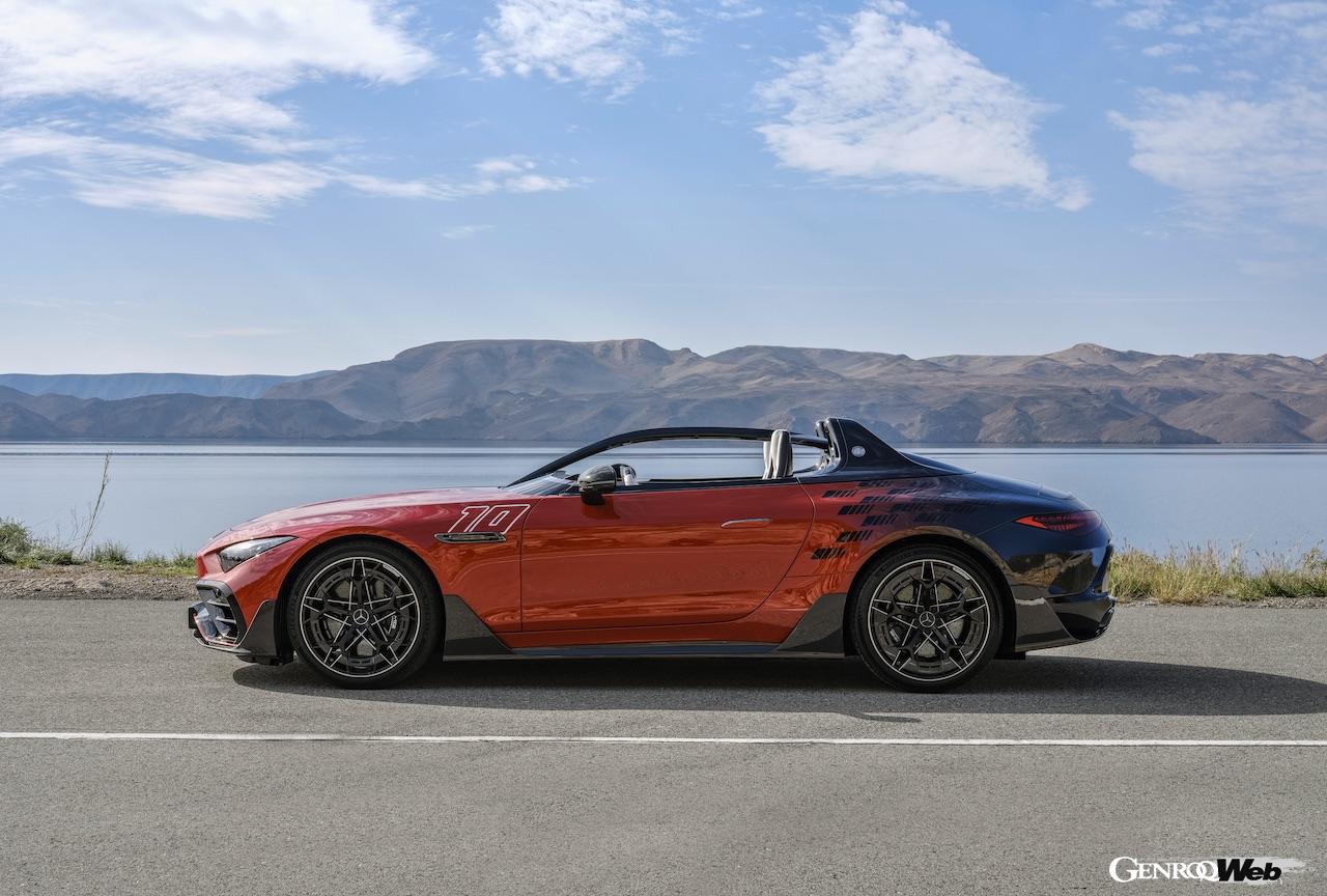 フルオープンバルケッタ「メルセデス AMG ピュアスピード」のエクステリア。