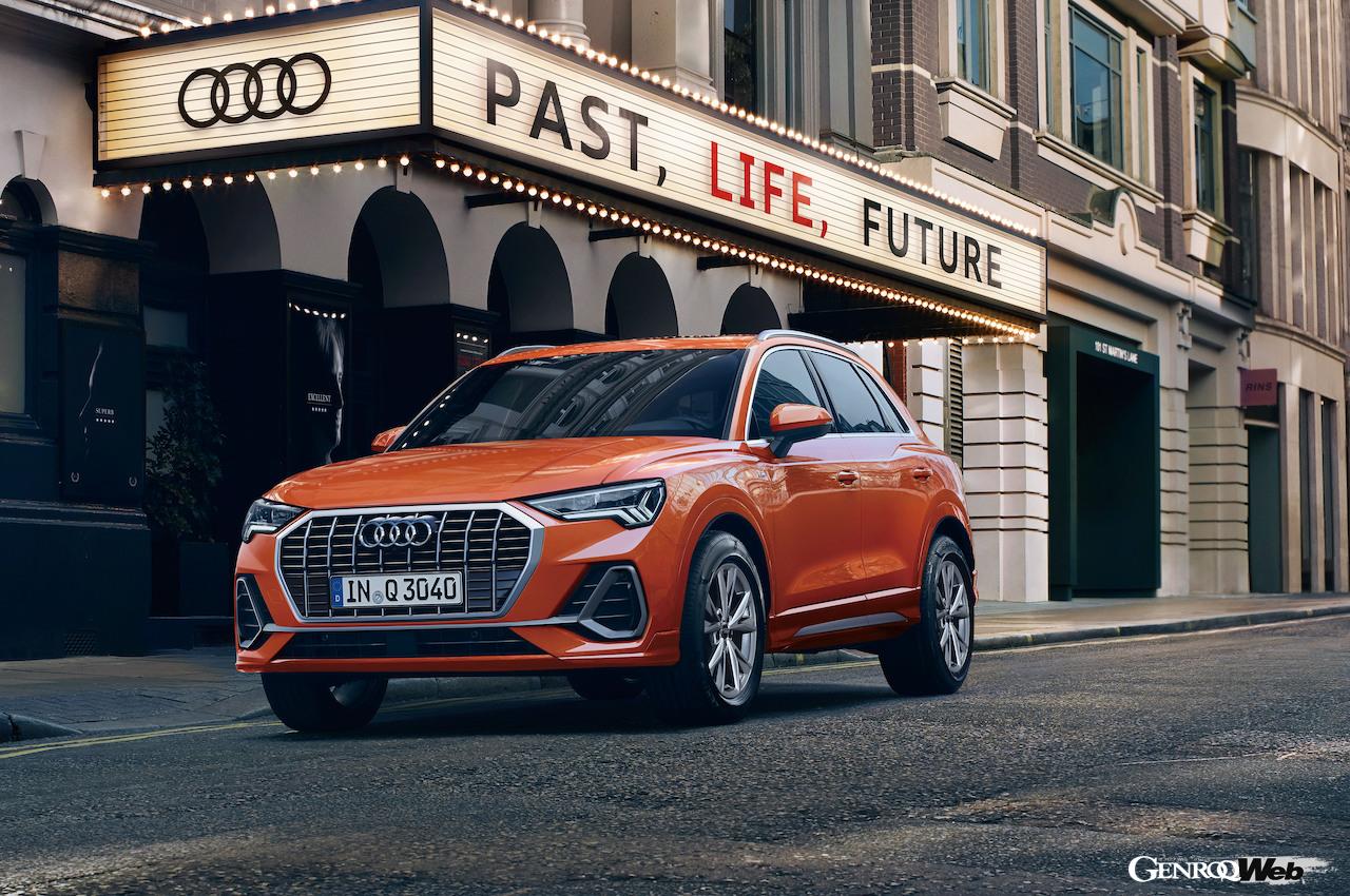 アップデートが実施された「アウディ Q3」のエクステリア。