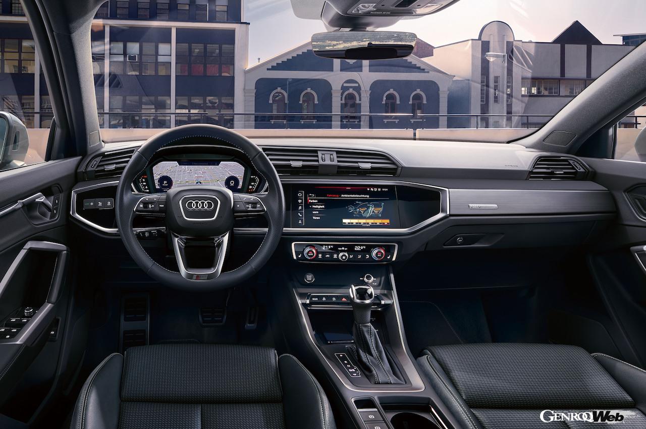 アップデートが実施された「アウディ Q3」のインテリア。