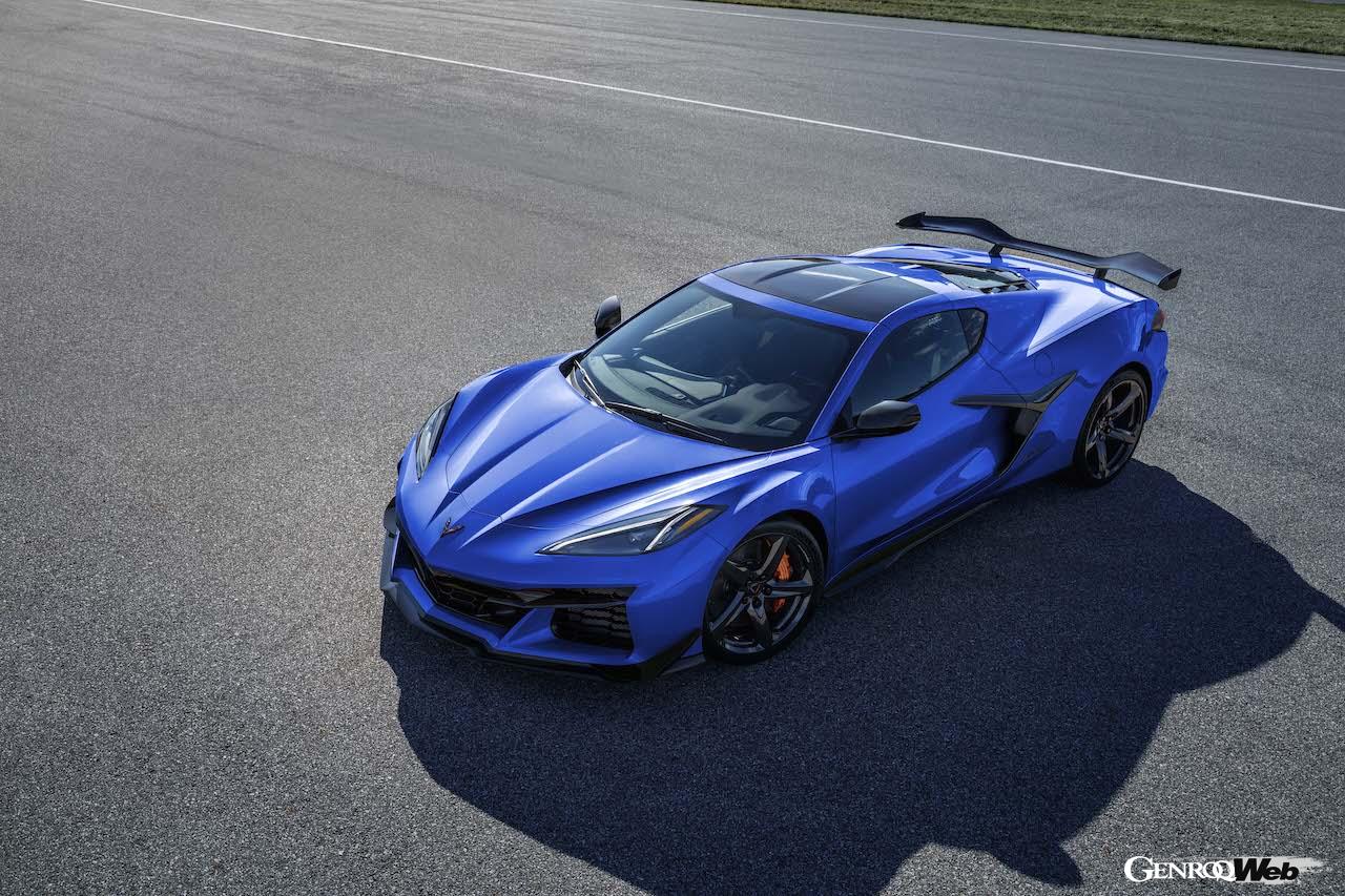 「シボレー コルベット Z06」2025年モデルのエクステリア。