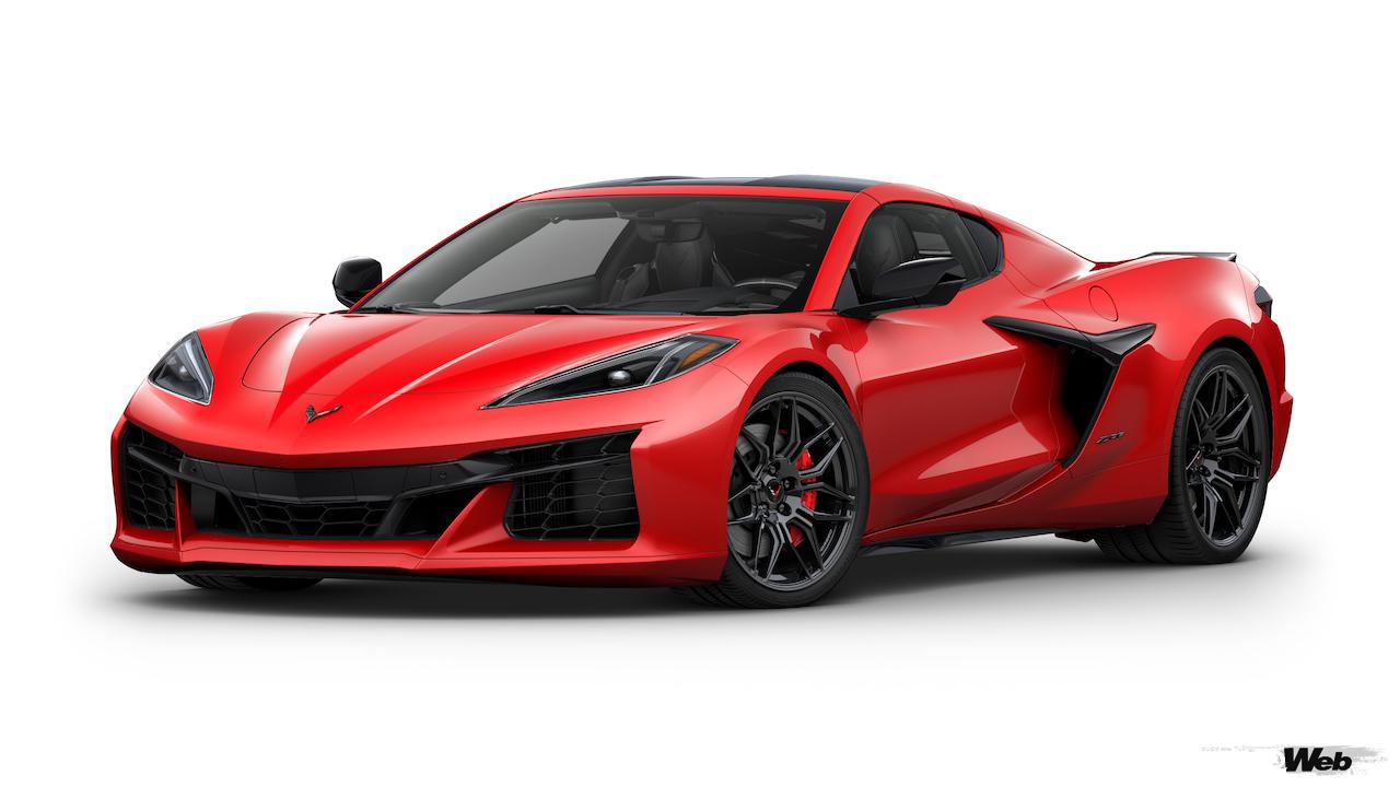「シボレー コルベット Z06」2025年モデルのエクステリア。