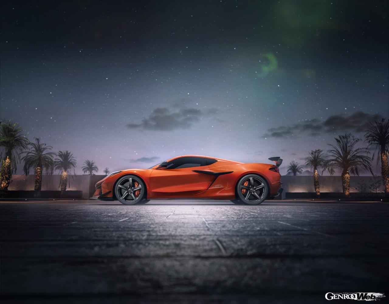 「シボレー コルベット Z06」2025年モデルのエクステリア。