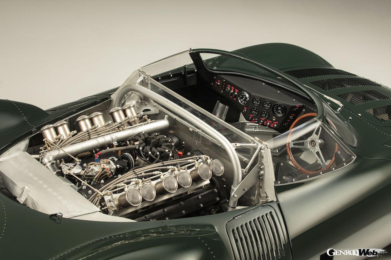 唯一現存するレストア「5.0リッターV型12気筒」を搭載する「ジャガー