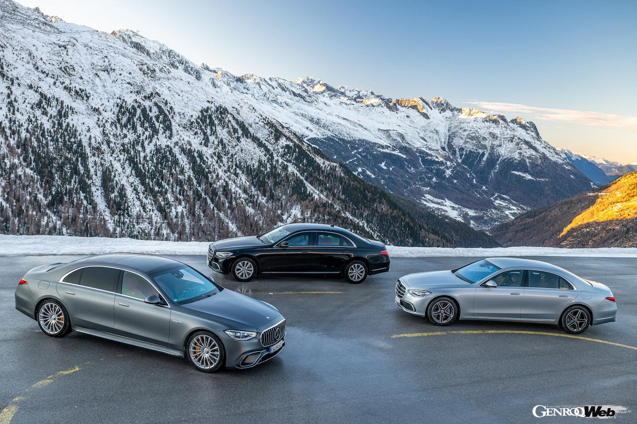 オーストリアのエッツタールで開催された雪上イベントに、現行メルセデス・ベンツの「4MATIC」搭載モデルが集められた。