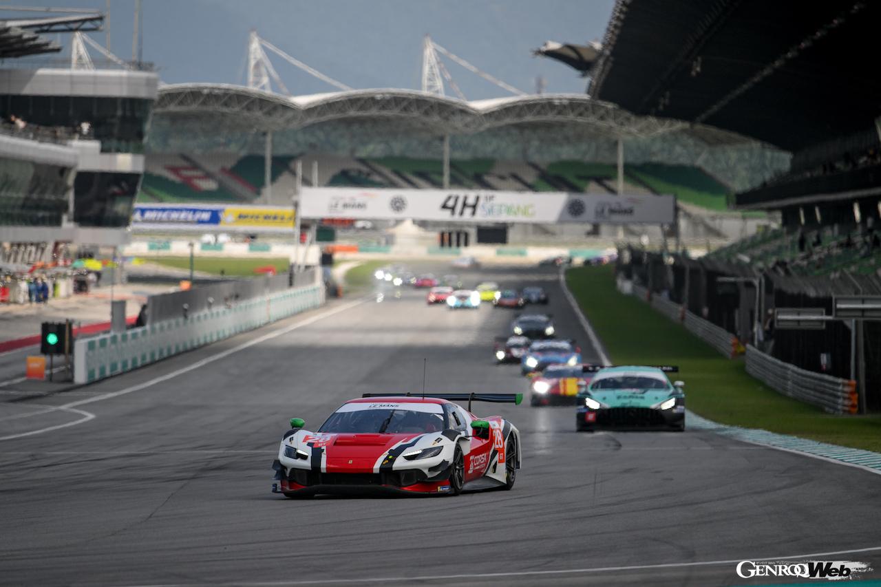 アジアン・ル・マン・シリーズ開幕戦「セパン4時間レース」で表彰台を独占した、フェラーリ 296 GT3。