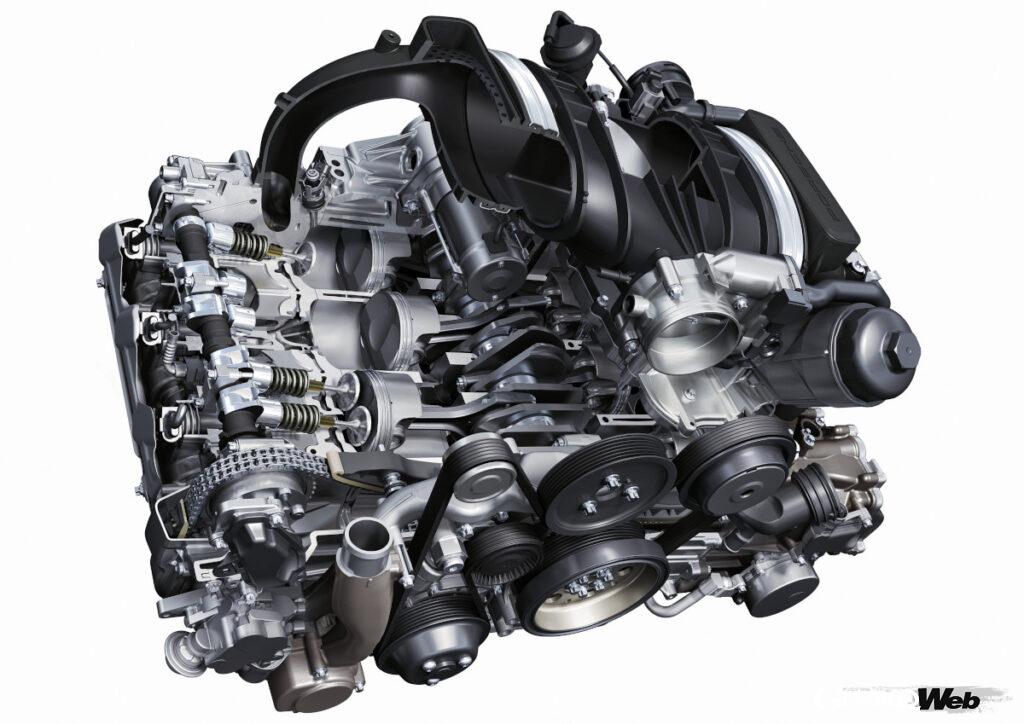 3.8リッター・フラット6 M97/01型ユニット