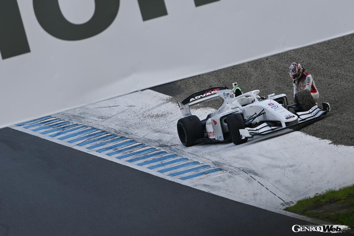 第5戦、リタイヤに終わった太田選手。