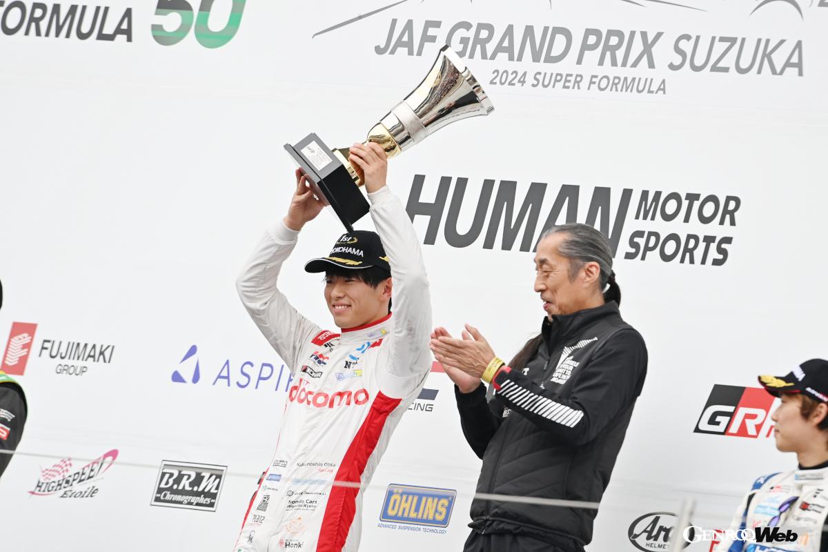 優勝を飾った太田選手。