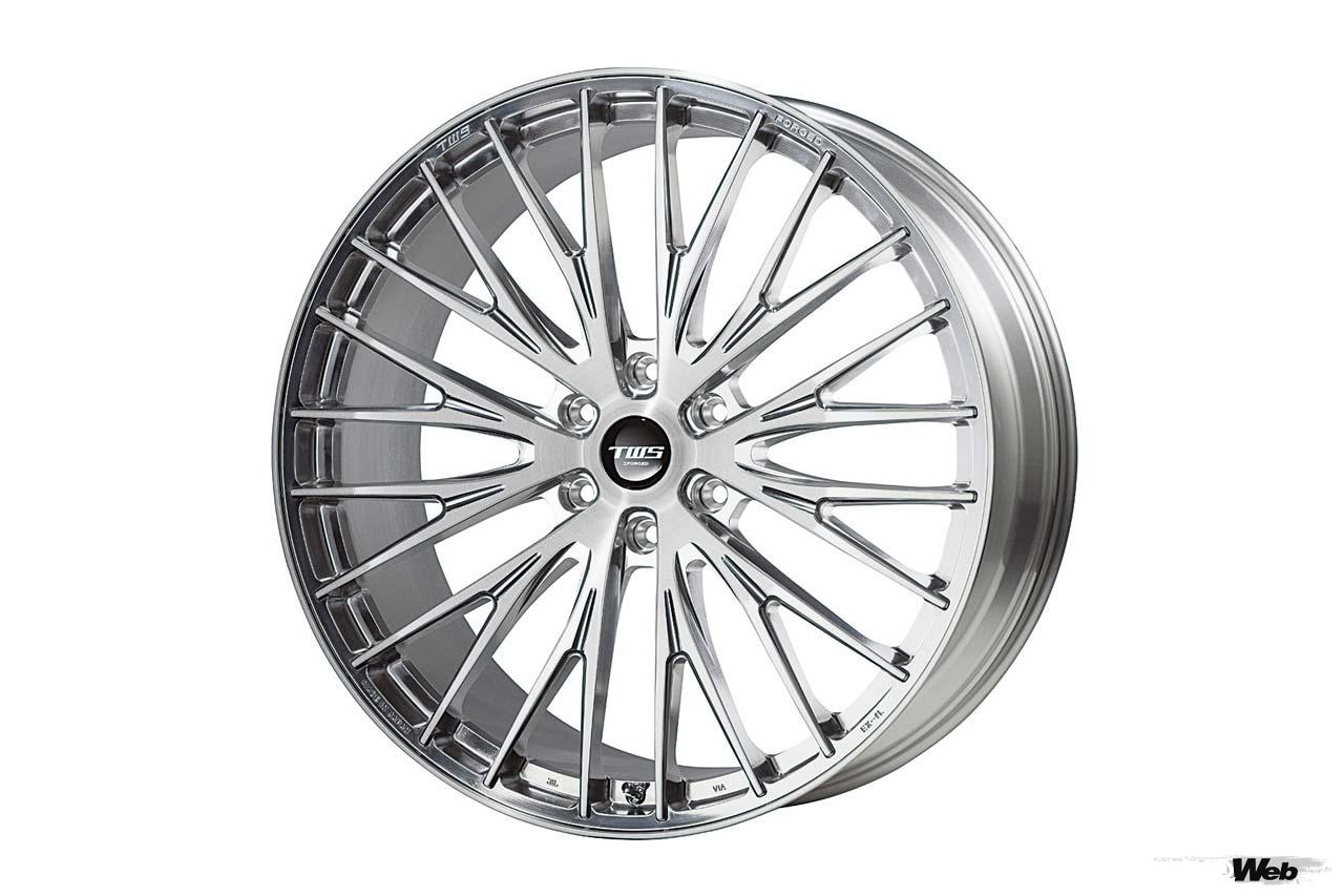 サイズは22および24インチ。カラーはフラットブラック／フランジカットと、サンディングミラーポリッシュ（＋3万3000円）の2色となる。レクサス純正オーナメントを装着することも可能だ。